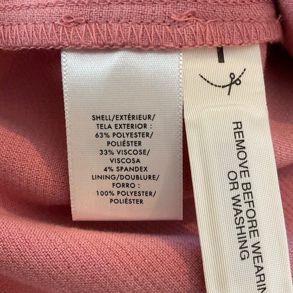 NWT Ann Taylor Women’s 12 Petite Long Bell Sleeve Flare Dress Pink Sea Shell - Picture 12 of 16